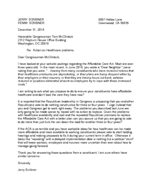 Letter to McClintock 12 31 2016